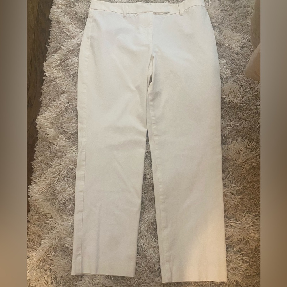 TALBOTS Cream Ankle Pants sz 12P - Picture 6 of 6